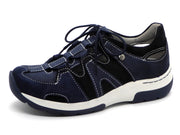 132-73-008 Dames Veterschoenen Sportief Wolky Nortec 0302811-819 Middenblauw (1005)